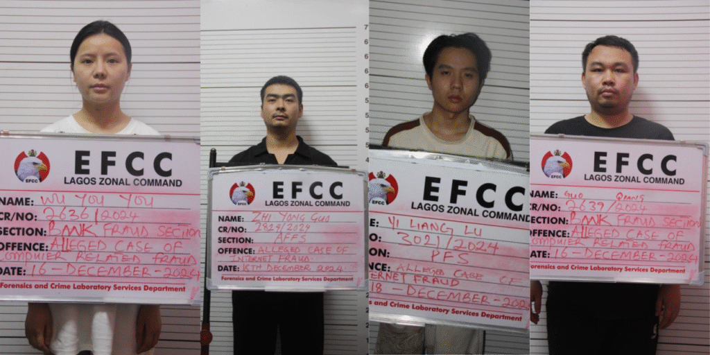 Five Chinese Nationals Jailed In Nigeria Over Cybercrime and Online Fraud Schemes