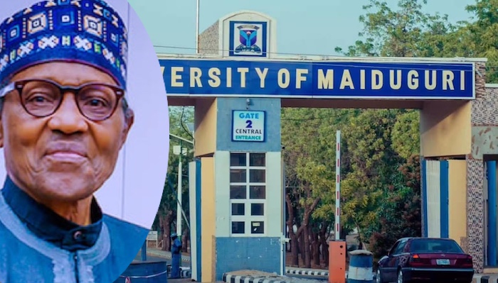 President Bola Ahmed Tinubu has renamed the University of Maiduguri as Muhammadu Buhari University, paying tribute to the late former president who passed away earlier this week at the age of 82. The announcement was made on Thursday during a special session of tributes by the Federal Executive Council (FEC) in Abuja, held in memory of Buhari, who served as Nigeria’s military leader in the 1980s and later as a democratically elected president between 2015 and 2023. In a brief statement shared on X (formerly Twitter), presidential spokesperson Bayo Onanuga confirmed the decision: “President Tinubu renames University of Maiduguri as Muhammadu Buhari University. President Tinubu announced the honour at the session of tributes of the Federal Executive Council to his late predecessor,” Onanuga wrote. Founded in January 1975, the University of Maiduguri is among Nigeria’s second-generation public universities, established as part of the Third National Development Plan (1975–1980) under the then military government. The institution currently boasts 37 faculties and centres, over 100 departments, and a student population exceeding 83,000. The renaming comes amid a week of national mourning declared by the federal government following Buhari’s death in a London hospital after a prolonged illness. His passing on Sunday, July 13, marked the end of a public career spanning decades. On Monday, July 14, the government declared a public holiday for Tuesday, July 15, to honour Buhari’s memory. Flags were ordered flown at half-mast across Nigeria and its diplomatic missions worldwide. Interior Minister Olubunmi Tunji-Ojo, who conveyed the holiday declaration, described it as a day of national reflection on Buhari’s contributions to the country. The former president was laid to rest on Tuesday in his hometown of Daura, Katsina State, following Islamic funeral rites led by clerics and attended by family, friends, and dignitaries. As tributes continue to pour in from across Nigeria and beyond, the renaming of the University of Maiduguri stands as a lasting symbol of Buhari’s impact on national life, reflecting both his service to education and his enduring place in Nigeria’s history.